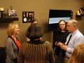 Debi and Patrick Loehrer talk with HCRN staff and guests.